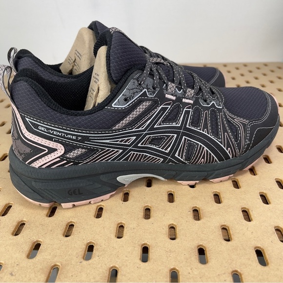 Asics Women’s Gel Venture 7 in Graphite Grey/Black Size 8.5 Wide - Picture 6 of 8